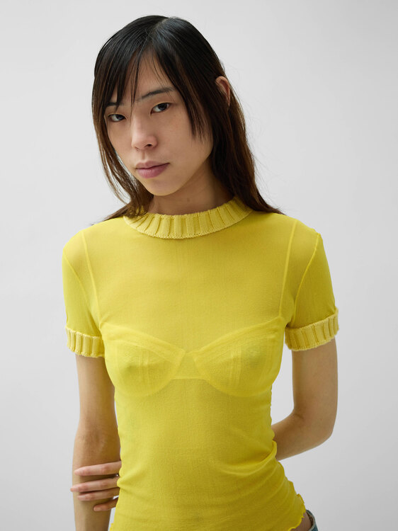 Gaultier Mesh Top 