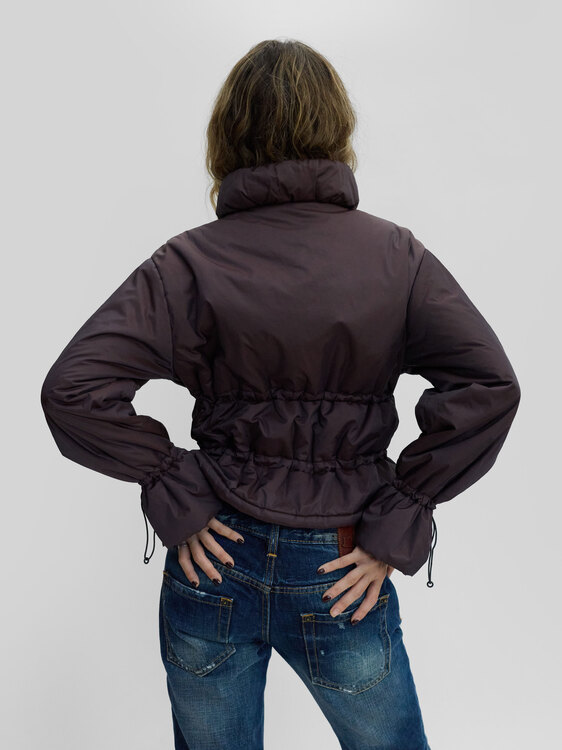 Gathered Puffer Jacket 