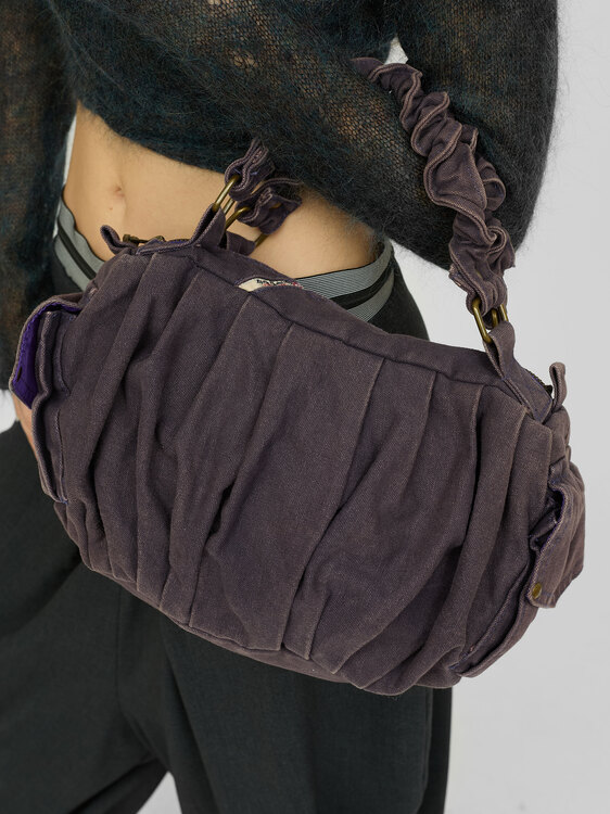 Diesel Gathered Canvas Mini Bag 