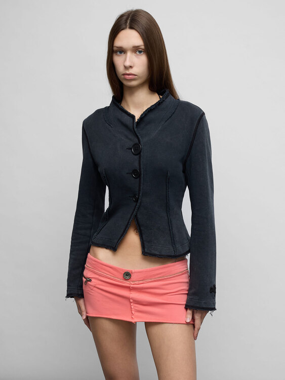 Cop Copine Inside-Out Cardigan 