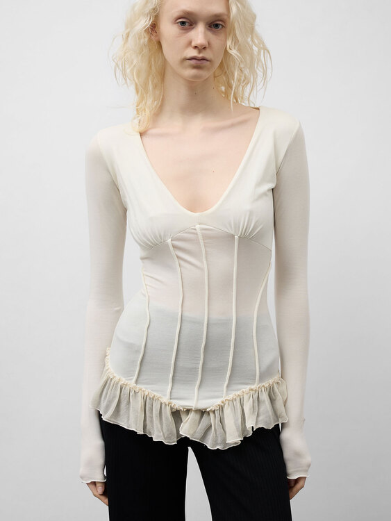 Fornarina Cream Blouse 