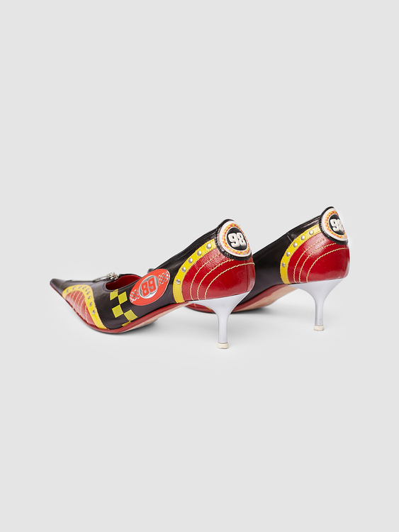 Multicolour Racing Heels 