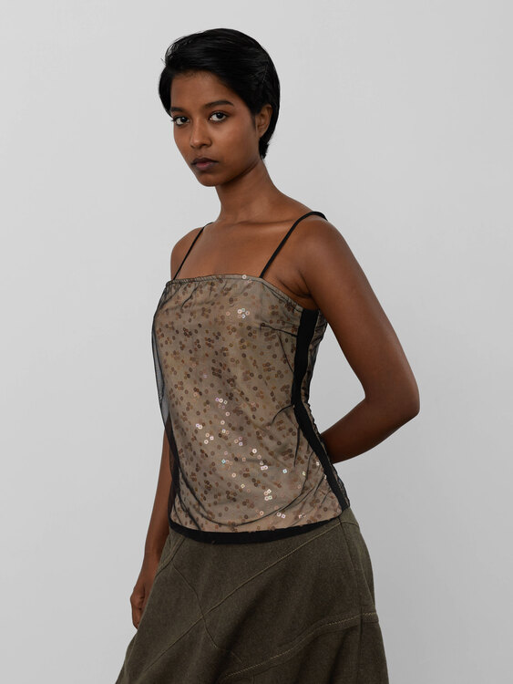 AA Milano Sequinned Top 