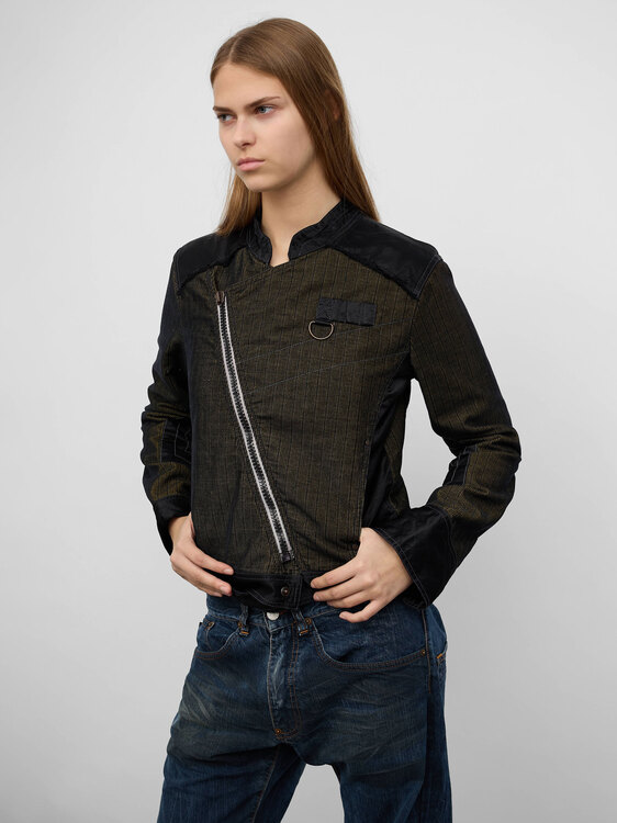 Diesel Corduroy And Satin Jacket 