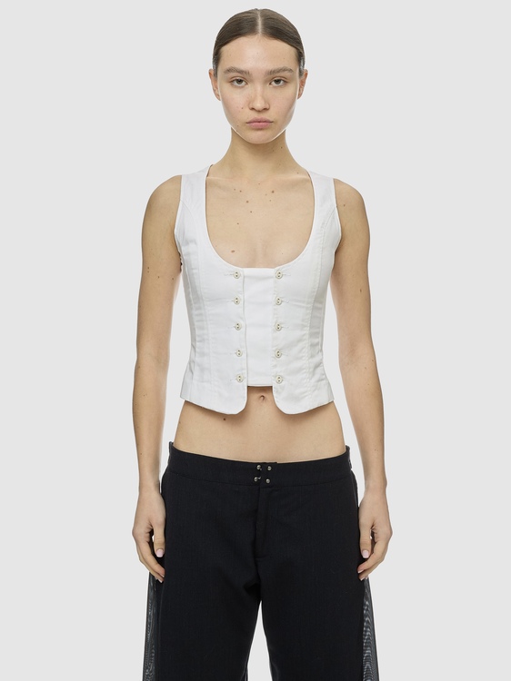 Sisley White Bustier 