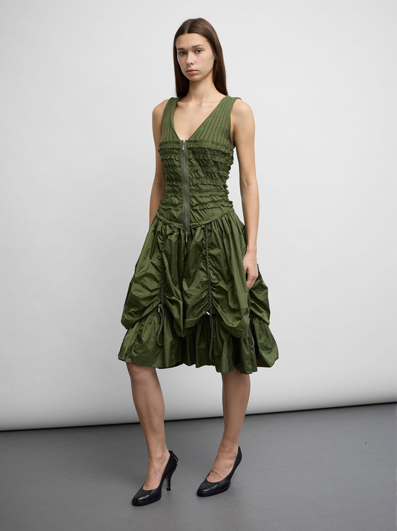 Stefanel Nylon Midi Dress 