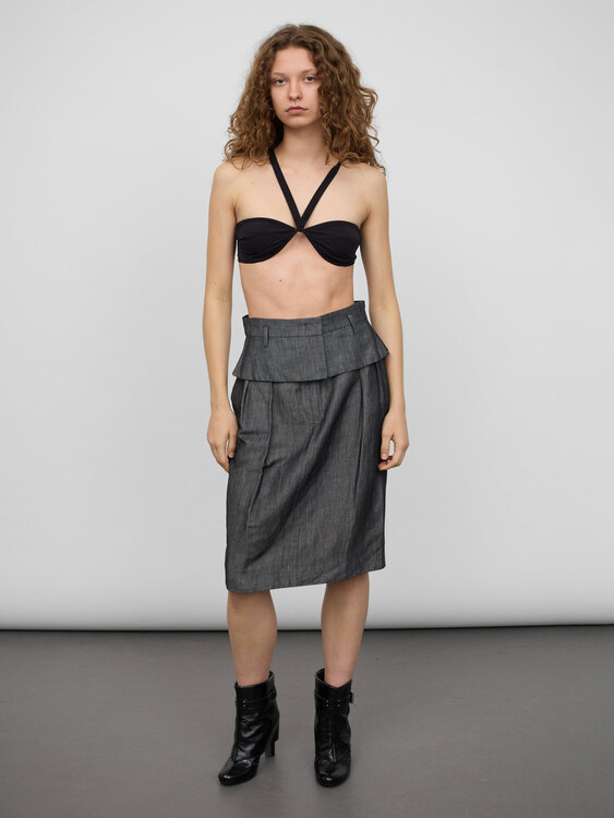 Sportmax Double Waist Midi Skirt 