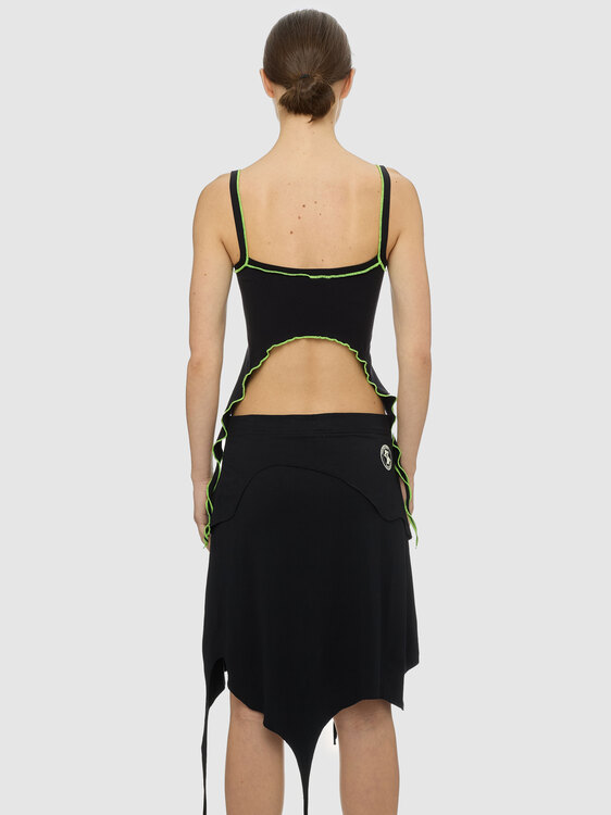 Battery Organic Black Crop Top 