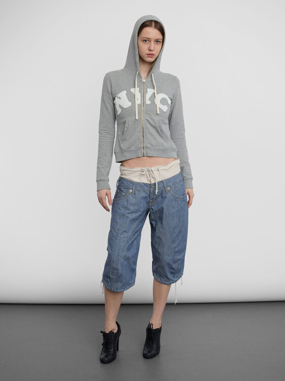 Michiko Koshino Denim Capris 