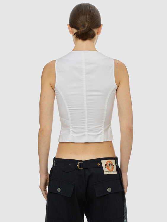 Sisley White Bustier 