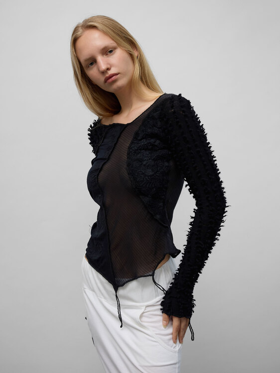 Nolita Patchwork Logo Top 