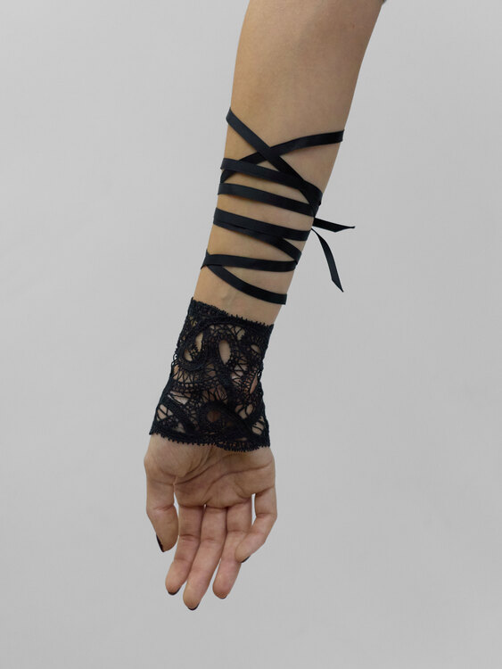 La Perla Black Lace Bracelet 