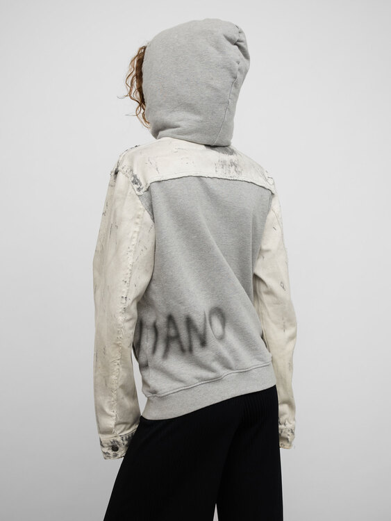 Galliano Deconstructed Hoodie 
