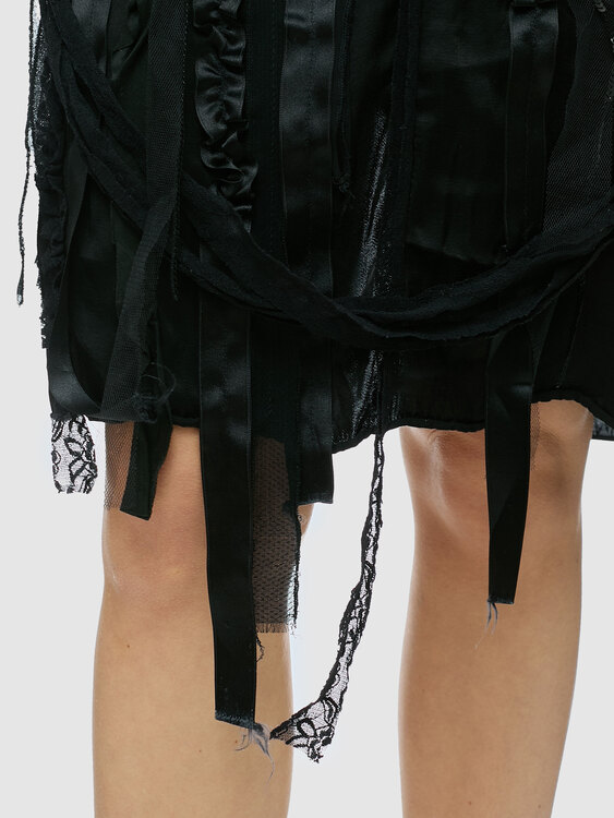 Miss Sixty Black Midi Dress 