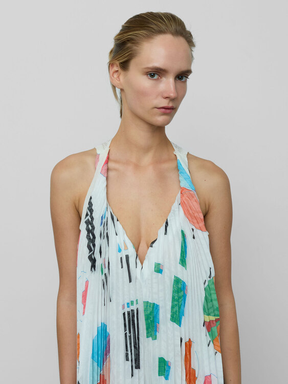 Chalayan Pleated Dress 