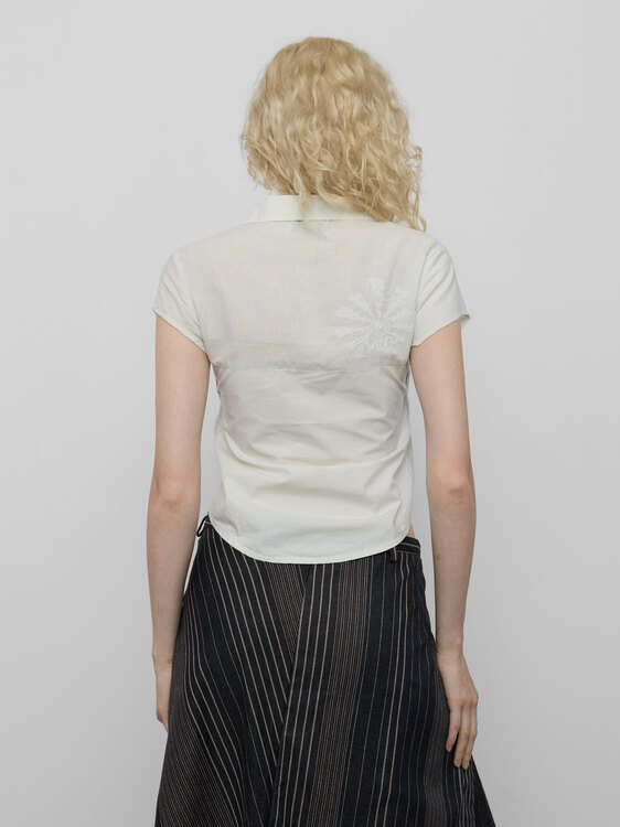 Michiko Koshino Patchwork Blouse 