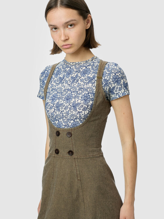 Miss Sixty Pinafore Dress 