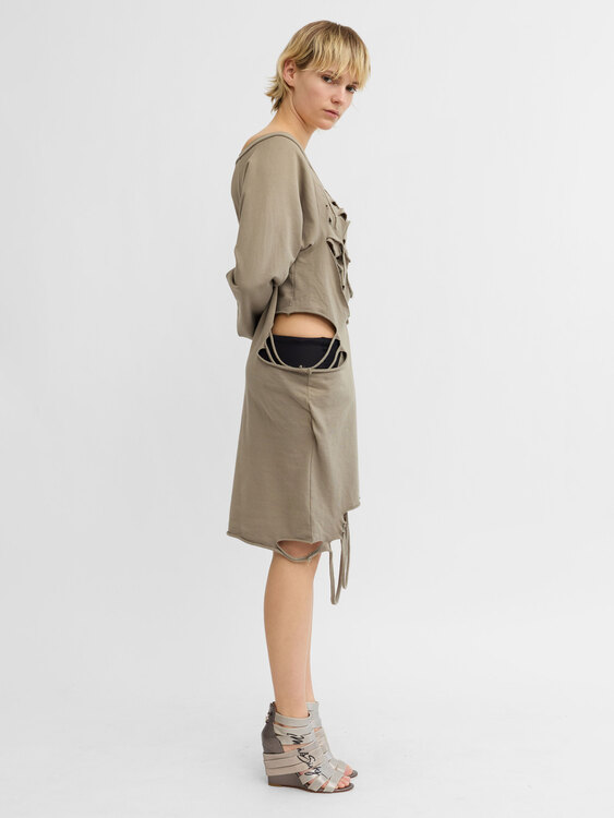 Ann-Sofie Back Cutout Longsleeve Dress 