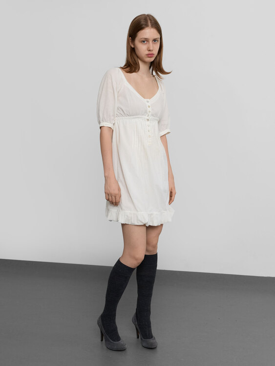Lightweight Cotton Babydoll Dress 