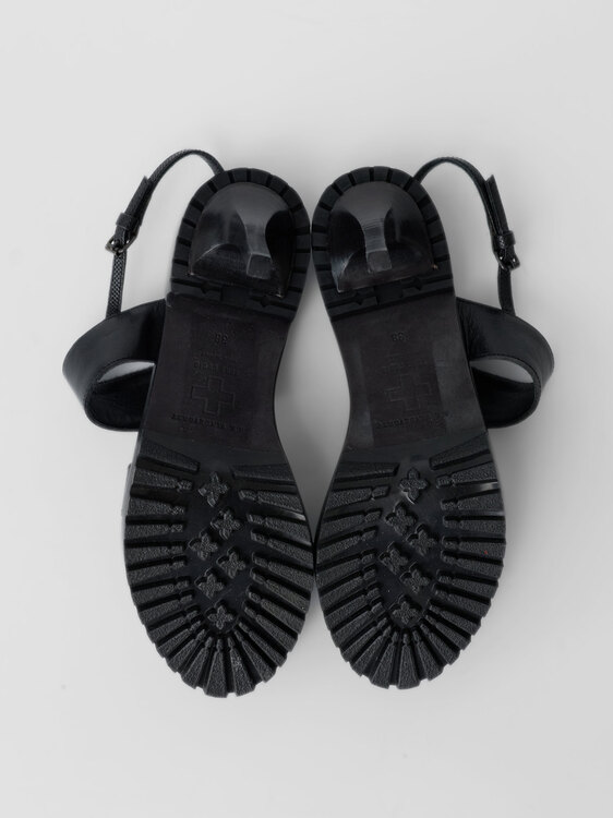 A.F. Vandevorst Stacked Heel Sandals 