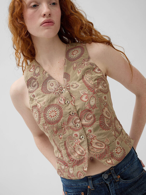 Plein Sud Paisley Vest 