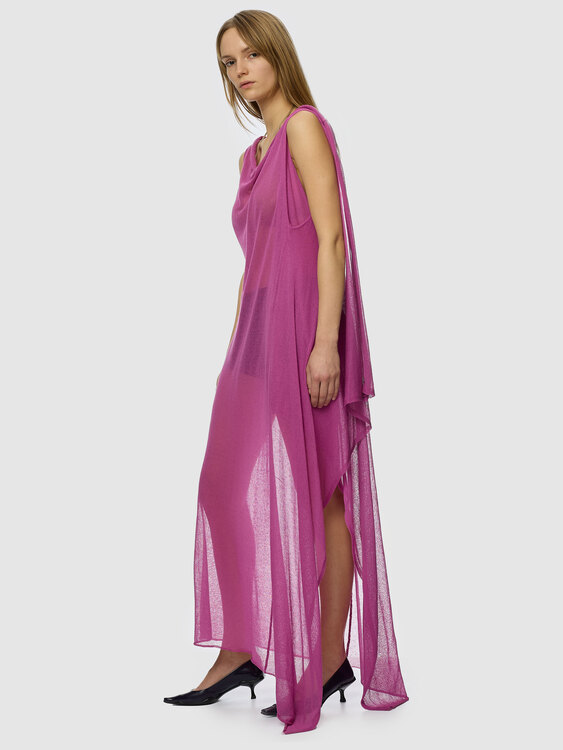 Sarah Pacini Draped Wrap Dress 