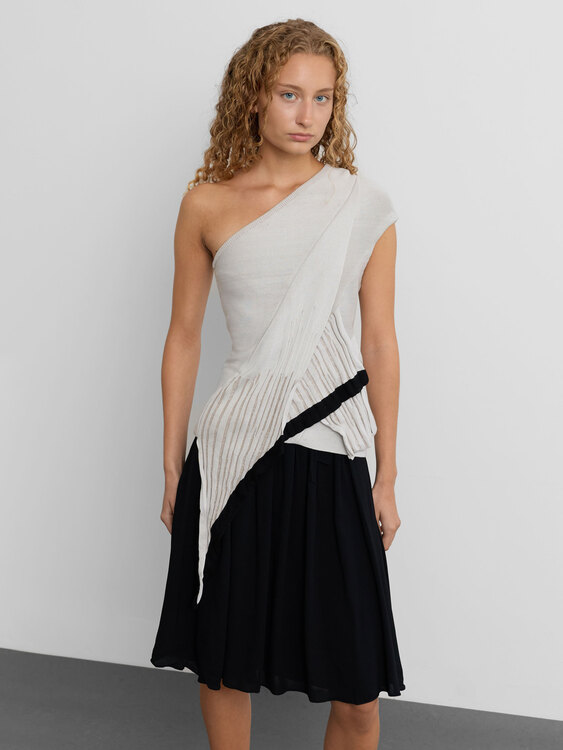 Asymmetrical Knitted Top 