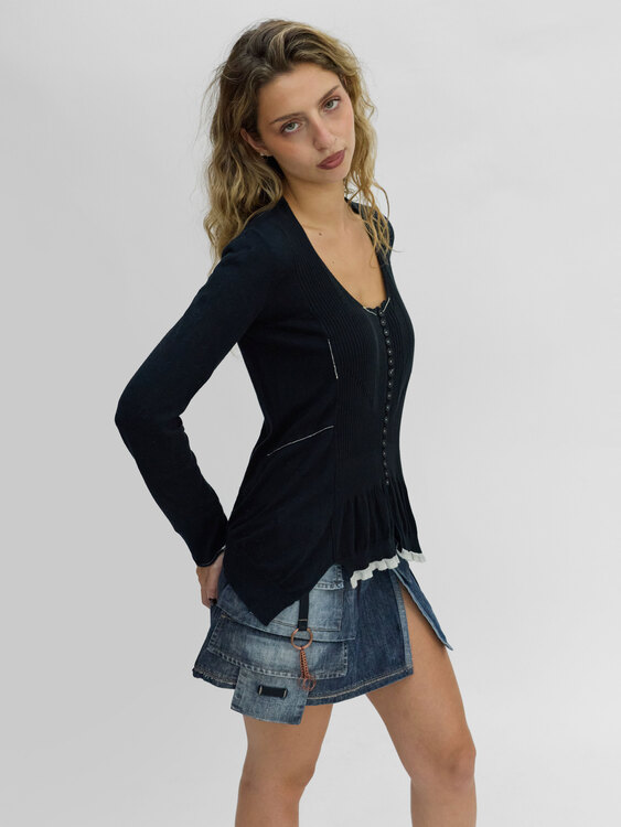 Girbaud Deconstructed Cardigan 