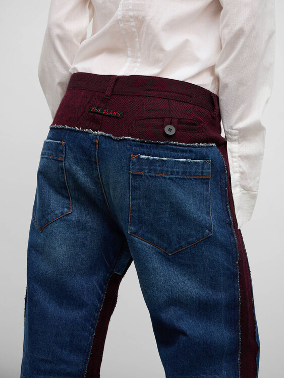 Gaultier Wool & Denim Trousers 