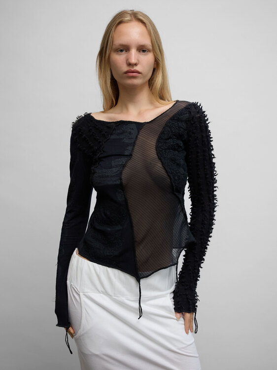Nolita Patchwork Logo Top 