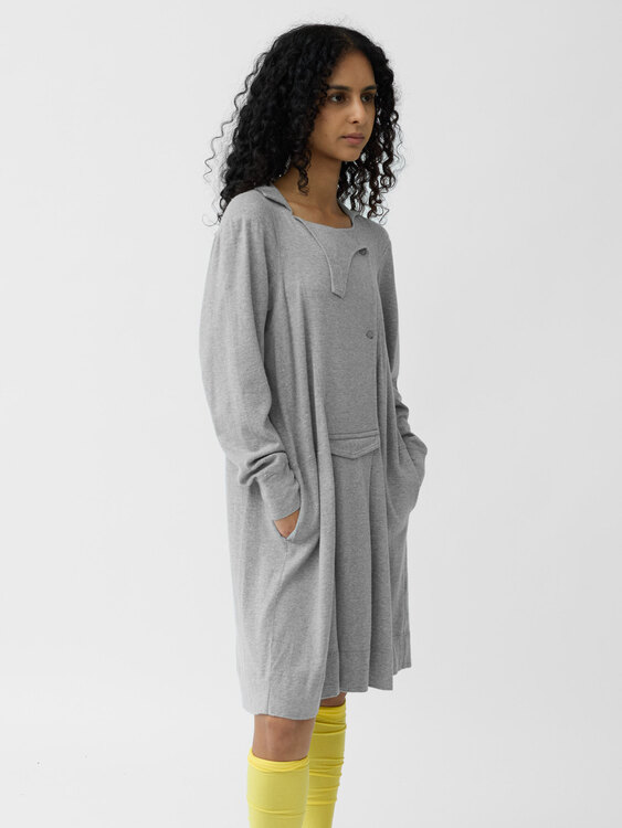 Tsumori Chisato Grey Midi Dress 