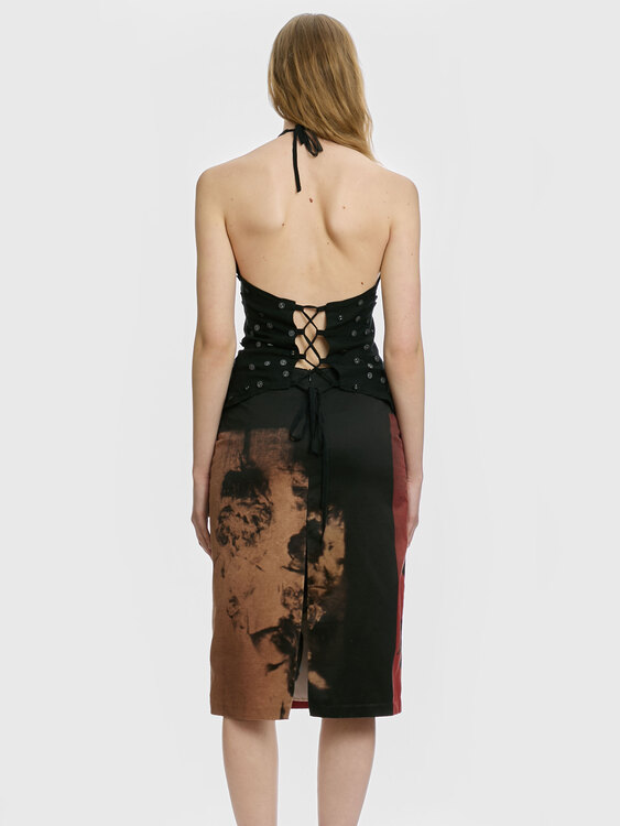 E-Play Graphic Print Skirt 