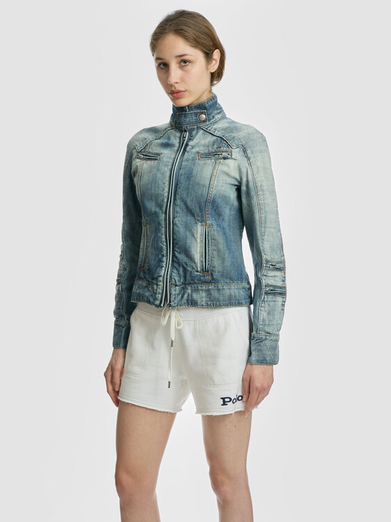 Miss Sixty Denim Biker Jacket - Outerwear - Catalog