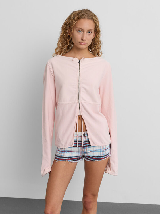 Michiko Koshino Zip-Up Cardigan 