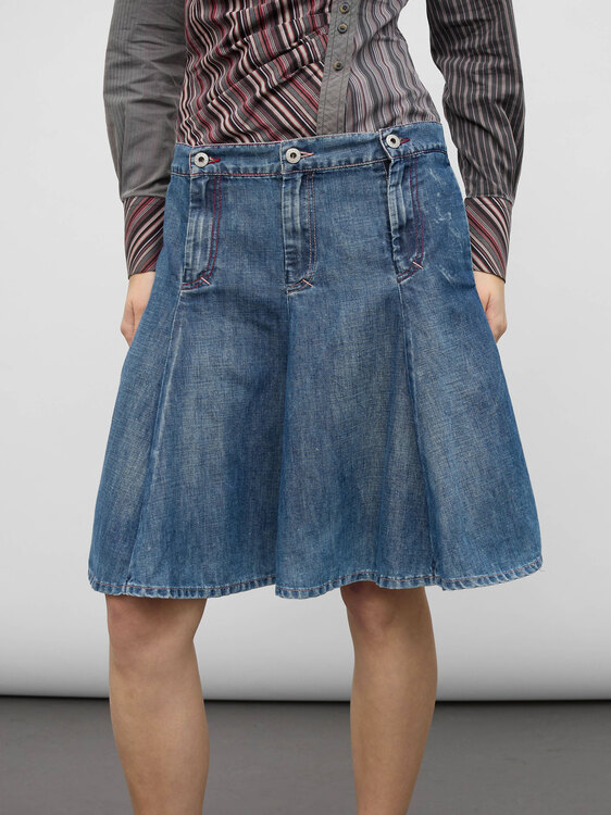 Michiko Koshino Deconstructed Skirt 