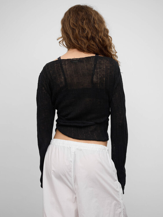 Sarah Pacini Wraparound Cardigan 