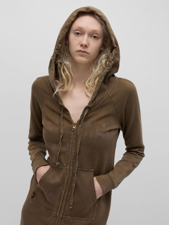 Michiko Koshino Hoodie Dress 