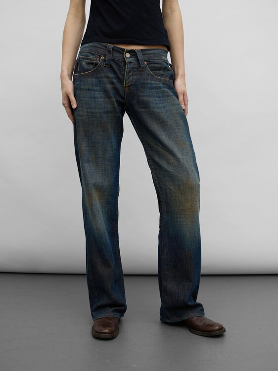 Michiko Koshino Distressed Jeans 