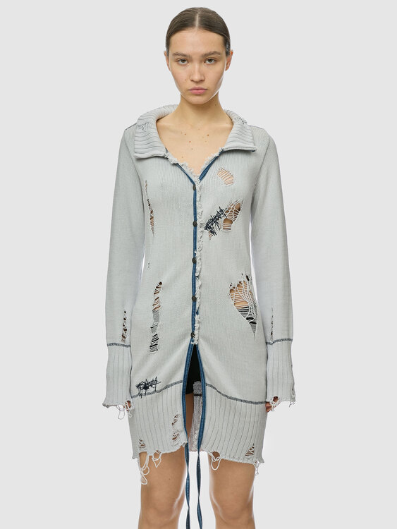Diesel Distressed Effect Cardigan 