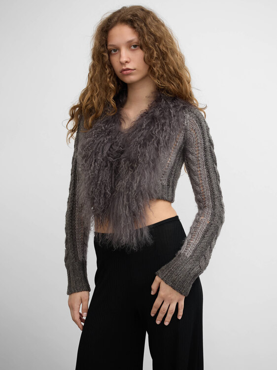 Nolita Alpaca Collar Cardigan 