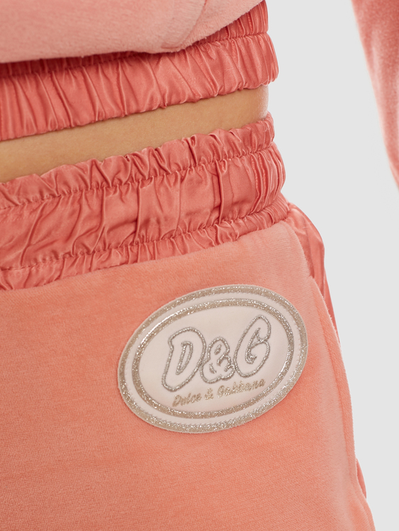 D&G Pink Velvet Tracksuit 