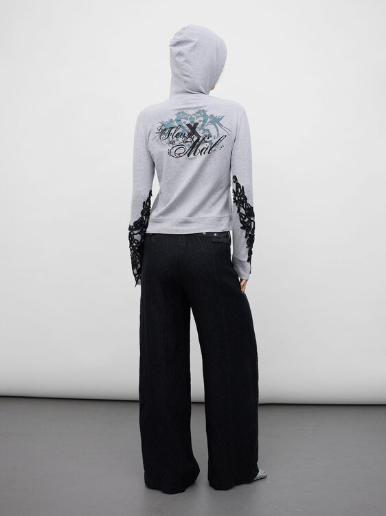 Sarah Pacini Wide Leg Trousers 