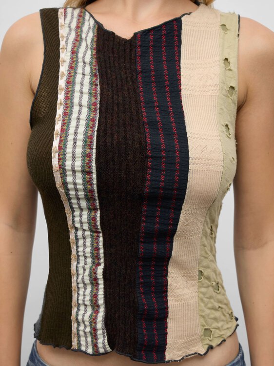 Custo Barcelona Patchwork Top 