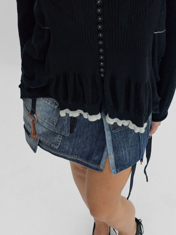 Girbaud Deconstructed Cardigan 