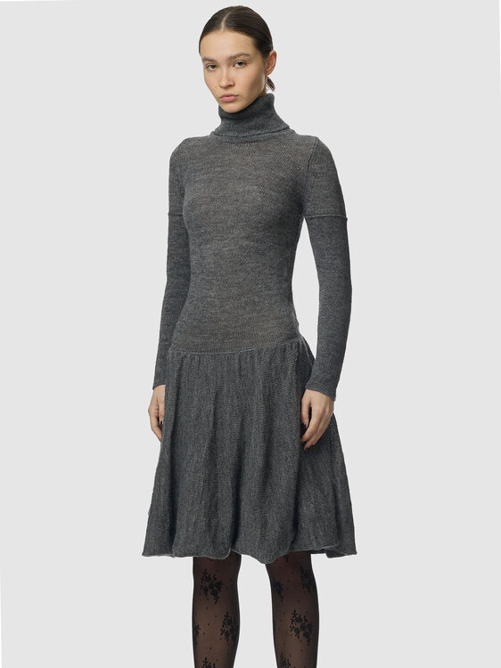 Stefanel Backless Knit Dress 