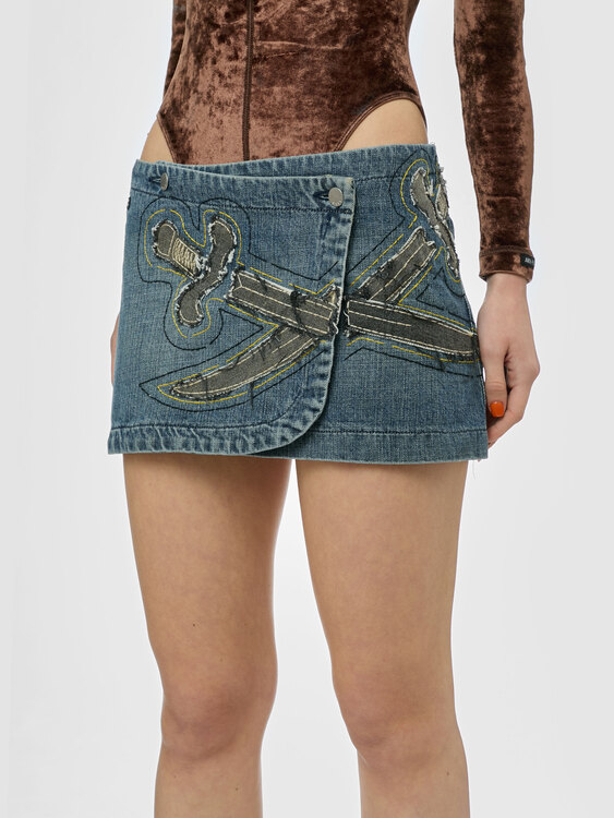 Miss Sixty Denim Mini Skirt 