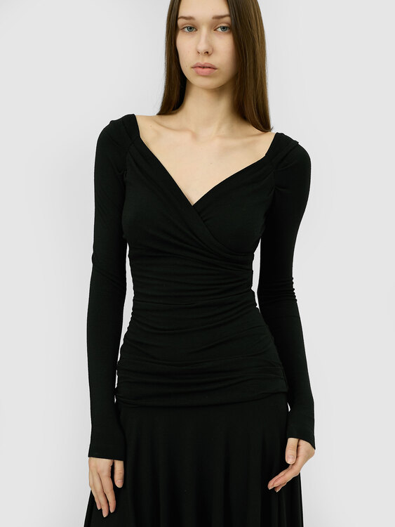 Plein Sud Gathered Midi Dress 