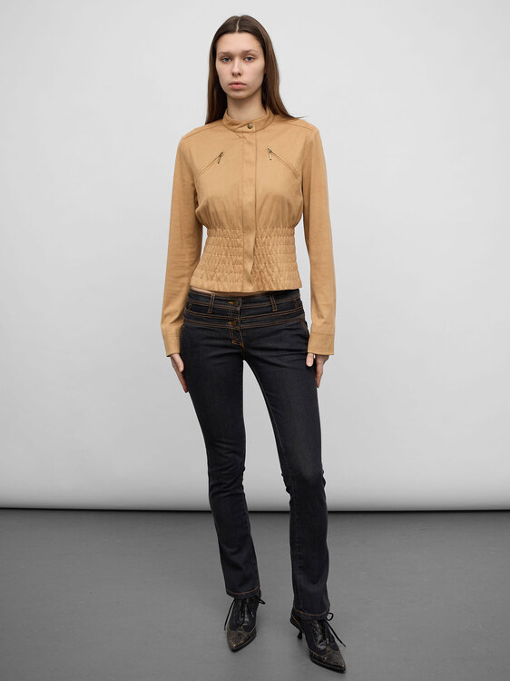 Antonio Berardi Double Waist Jeans 