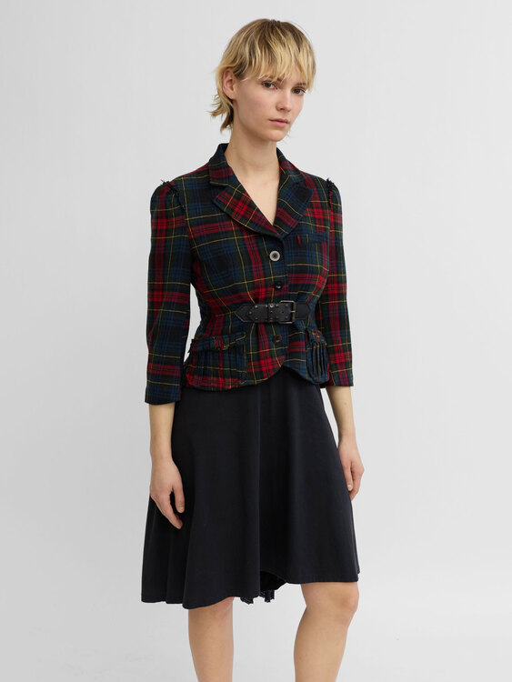 Hugo Boss Plaid Blazer Jacket 