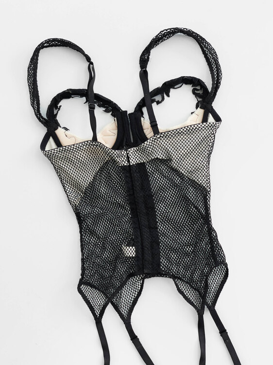 La Perla Fishnet Bustier 